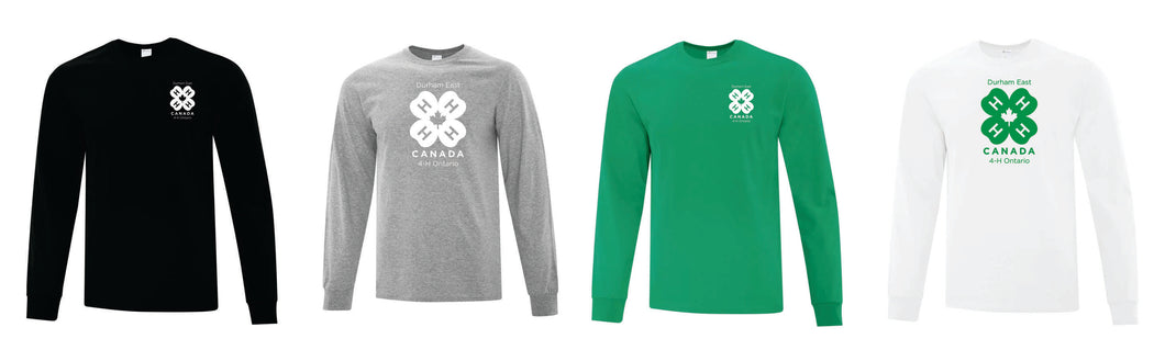 4-H Long Sleeve Cotton T-shirt