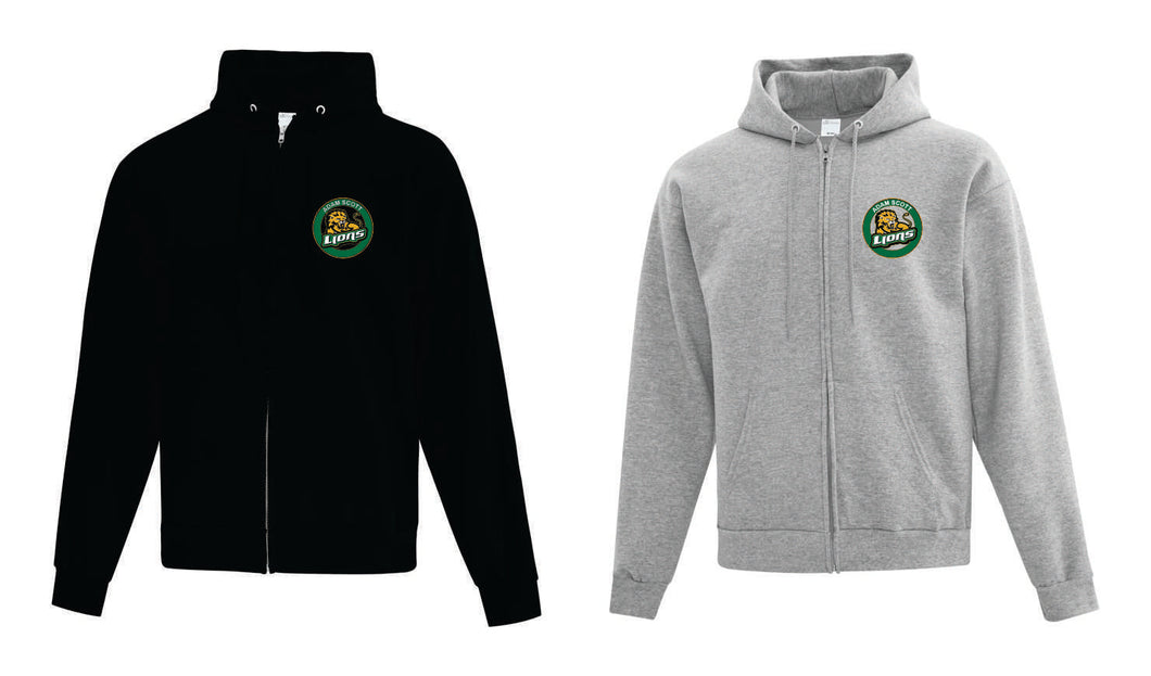 Adam Scott Cotton Zip Hoodie