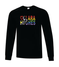 Load image into Gallery viewer, Clara Hughes Long Sleeve Cotton Pride T-Shirt
