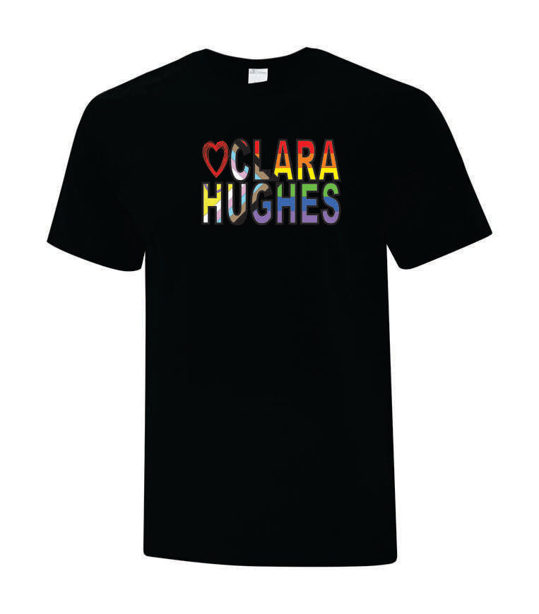 Clara Hughes Short Sleeve Pride T-Shirt