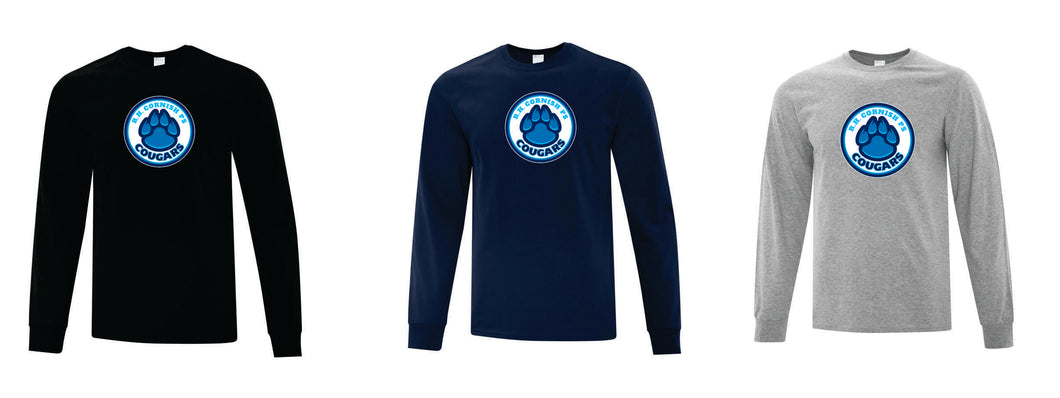 R.H. Cornish Long Sleeve Cotton T-shirt