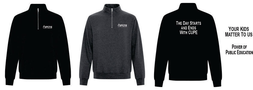 CUPE 218 1/4 Zip Fleece