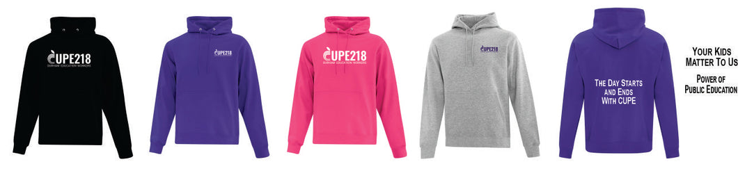 CUPE 218 Cotton Hoodie