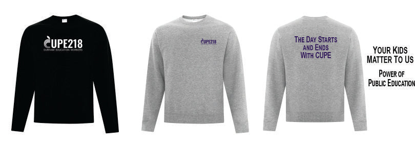 CUPE 218 Crew Neck Fleece