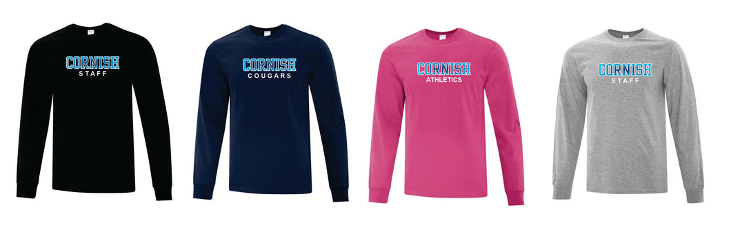 R.H. Cornish Long Sleeve Cotton CLUB T-shirt