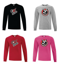 Load image into Gallery viewer, Clarington Eagles  Long Sleeve Cotton T-Shirt

