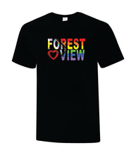 Load image into Gallery viewer, Forest View Short Sleeve multi-colour T-Shirt
