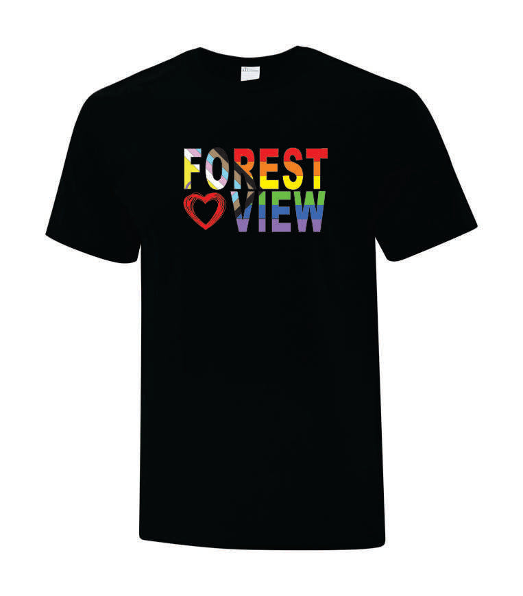 Forest View Short Sleeve multi-colour T-Shirt