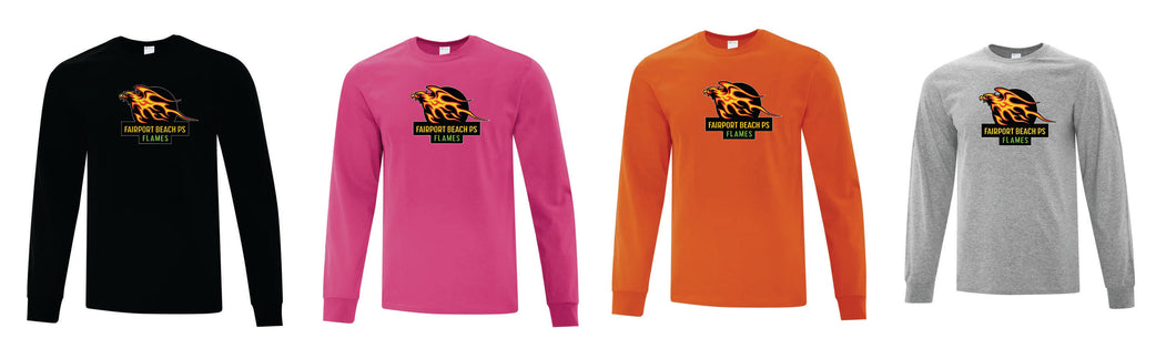 Fairport Beach Long Sleeve Cotton T-shirt