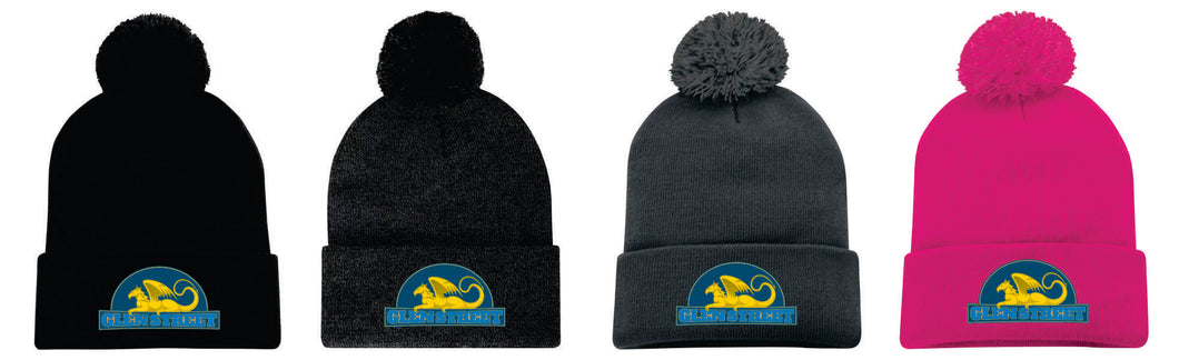 Glen Street Pom Pom Cuff Toque