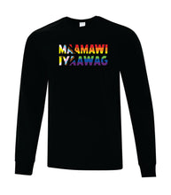Load image into Gallery viewer, Maamawi iyaawag Long Sleeve Cotton Inclusive T-Shirt
