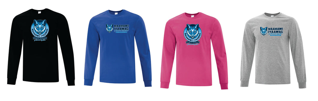 Maamawi iyaawag Long Sleeve Cotton T-Shirt