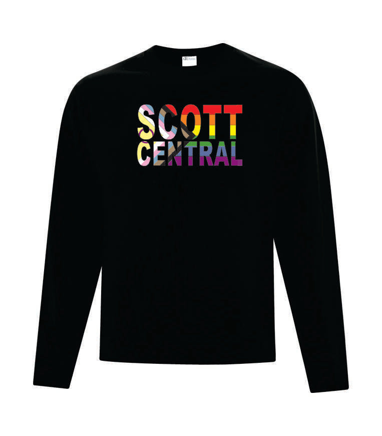 Scott Central Crew Neck Pride Fleece