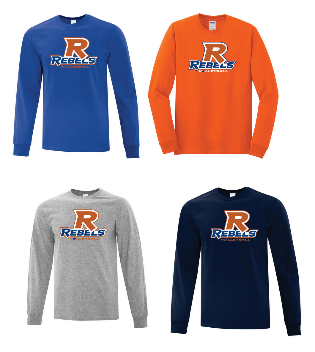 Rebels Long Sleeve Cotton T-Shirt
