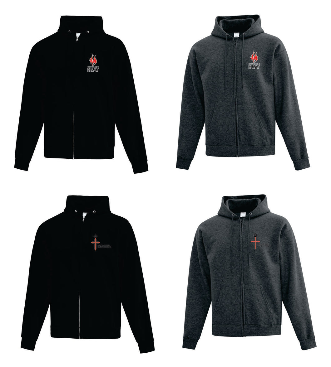 St John XXIII Cotton Zip Hoodie