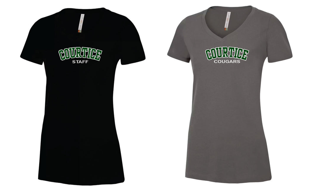 CSS Ladies V-neck T-shirt
