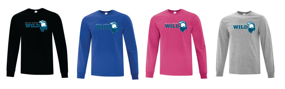 Whitby Shores  Long Sleeve Cotton T-Shirt