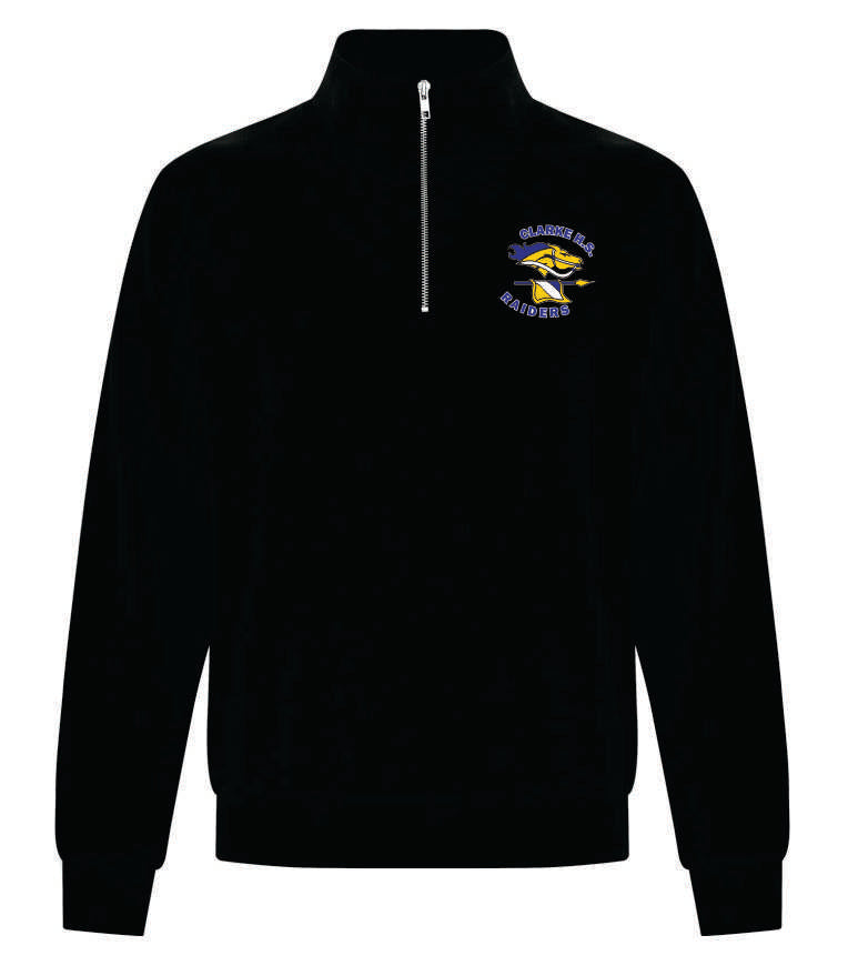 Clarke High School 1/4 Zip Fleece