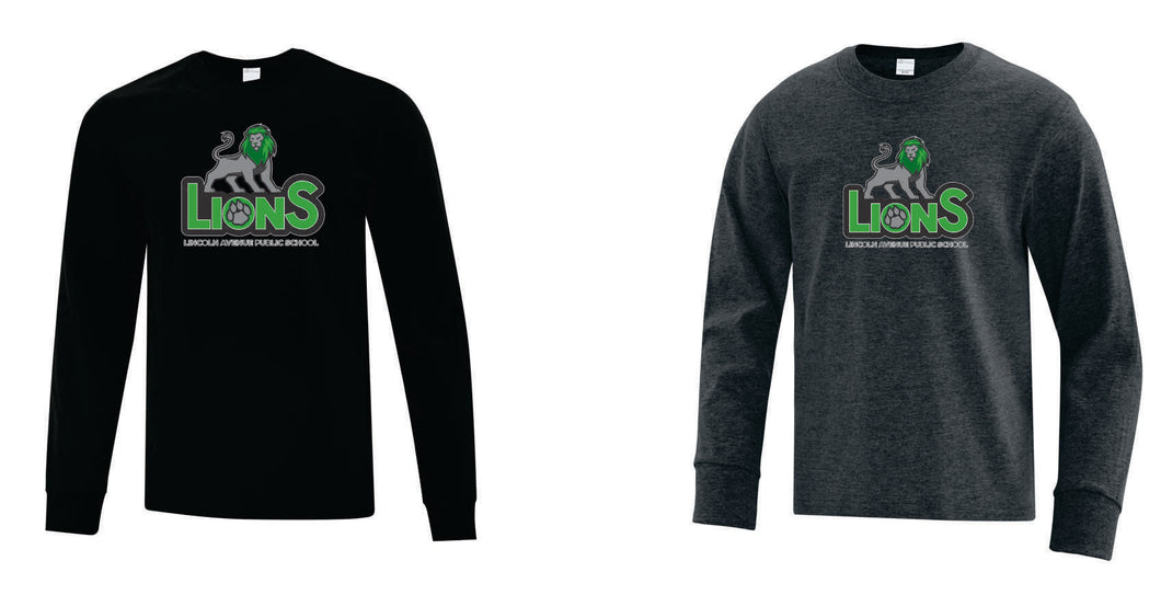 Lincoln Avenue Long Sleeve Cotton T-Shirt